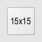 15 x 15 cm Kvadrat
