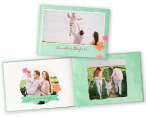 Watercolours kolekcija dizajna fotoknjige