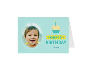 Baby Blue-Panoramska savijena čestitka