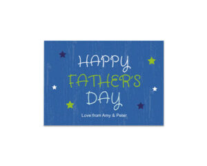 Blue Stars-Panoramska čestitka