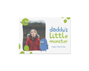 Little Monster-Panoramska čestitka