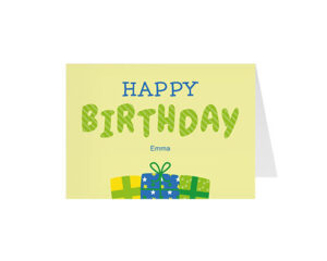 Gifts-Panoramska savijena čestitka