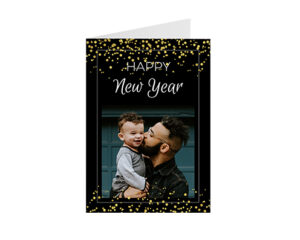 Happy New Year-Portretna čestitka