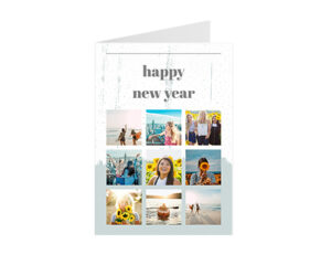 Happy New Year-Portretna čestitka