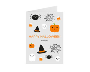 Happy Halloween-Portretna čestitka