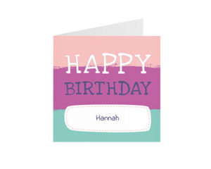 Stripes-Kvadratna savijena čestitka