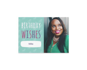 Aqua Unicorn-Panoramska čestitka