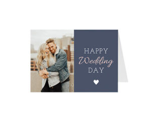 Blue Grey Wedding-Panoramska savijena kartica